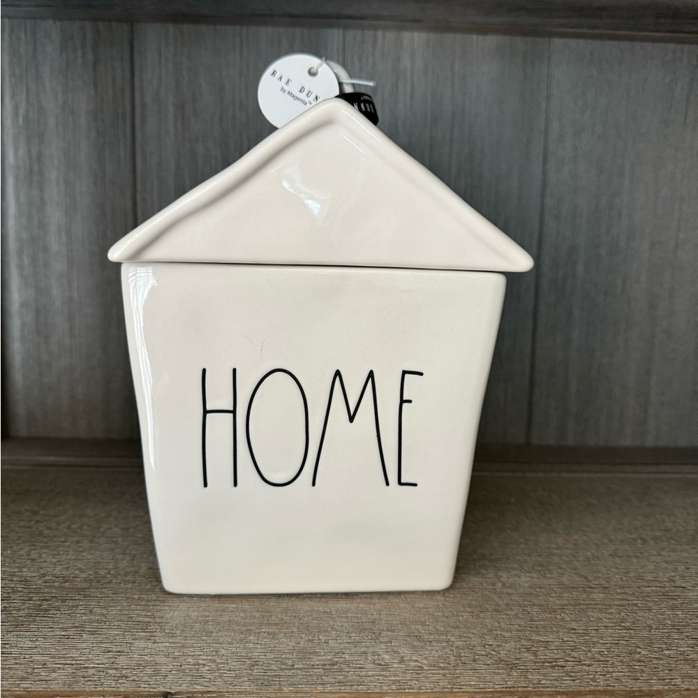 NWT Rae Dunn Cookie Jar HOME
